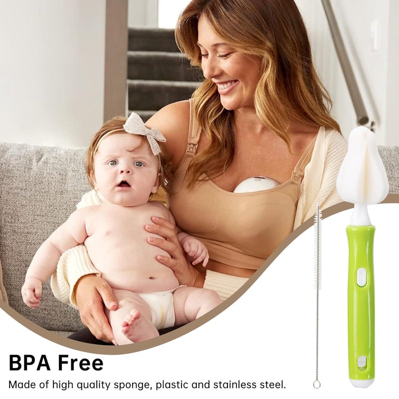 TEITEAI Breast Pump Cleaning Kit, Compatible with Momcozy Breast Pumps, Breast Pump Cleaning Brush, Breast Pump Brushes for Cleaning - Image 5